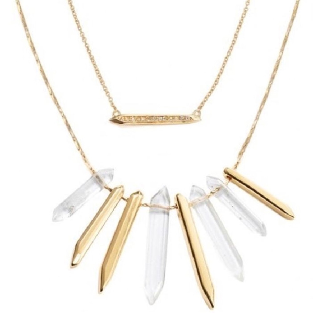 Stella and Dot Rebel Cluster Necklace